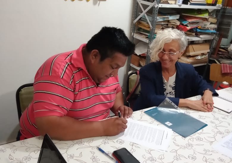 Firma convenio Fundación Ciclón del Sur