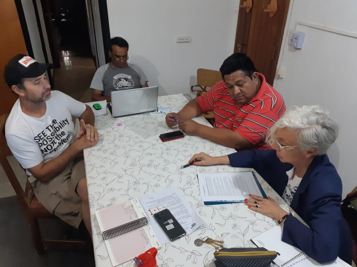 firma convenio fundación club Ciclón del Sur